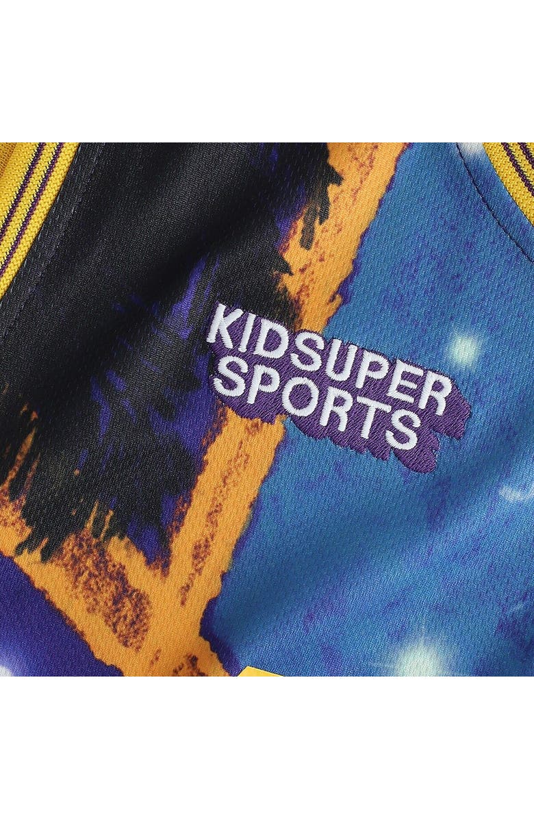 NBA X KIDSUPER Unisex NBA & KidSuper Studios by Fanatics Purple Los Angeles Lakers Hometown Jersey, Alternate, color, Purple