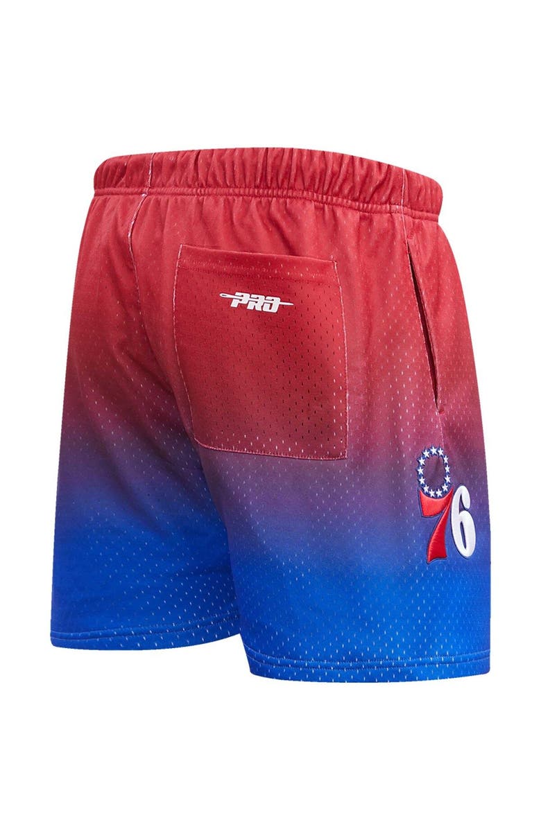 PRO STANDARD Men's Post Tyrese Maxey Royal/Red Philadelphia 76ers Ombre Name & Number Shorts, Alternate, color, Royal