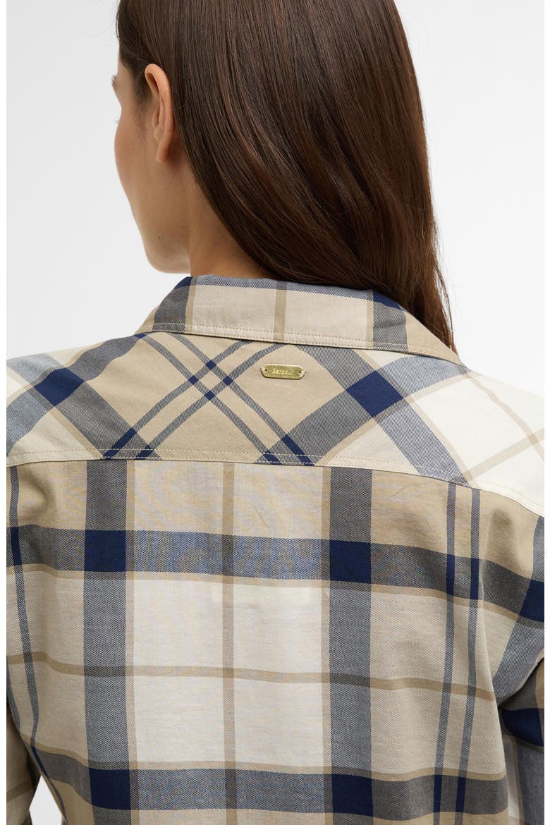 Bredon Tartan Cotton Button-Up Shirt, Alternate, color, DRESS NAVY TARTAN