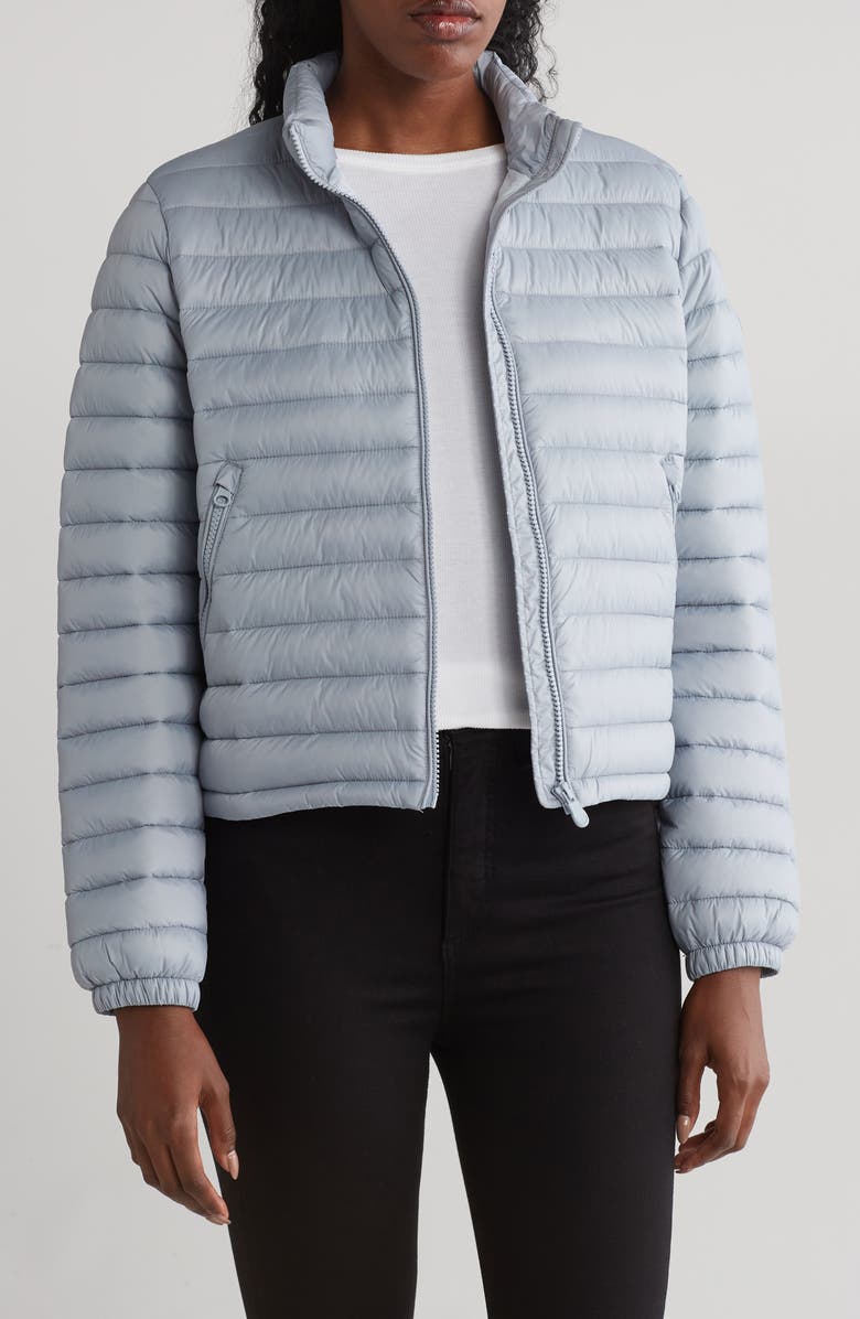 Save The Duck Neha Channel Quilt Puffer Jacket, Main, color,