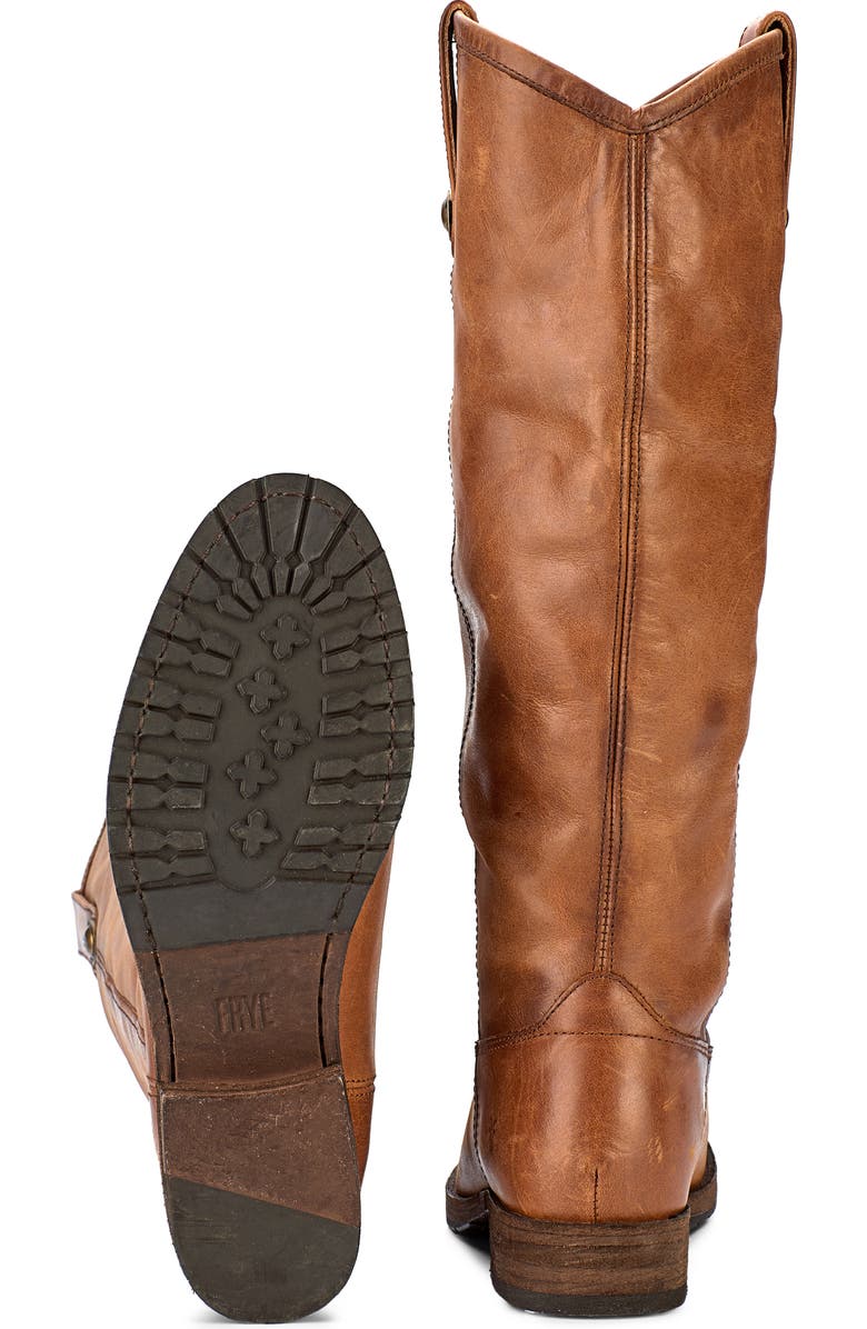 Frye Melissa Button Lug Riding Boot, Alternate, color,