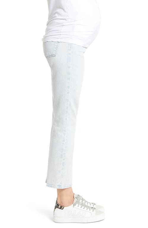 7 For All Mankind Seven Slim Kick High Waist Crop Maternity Jeans