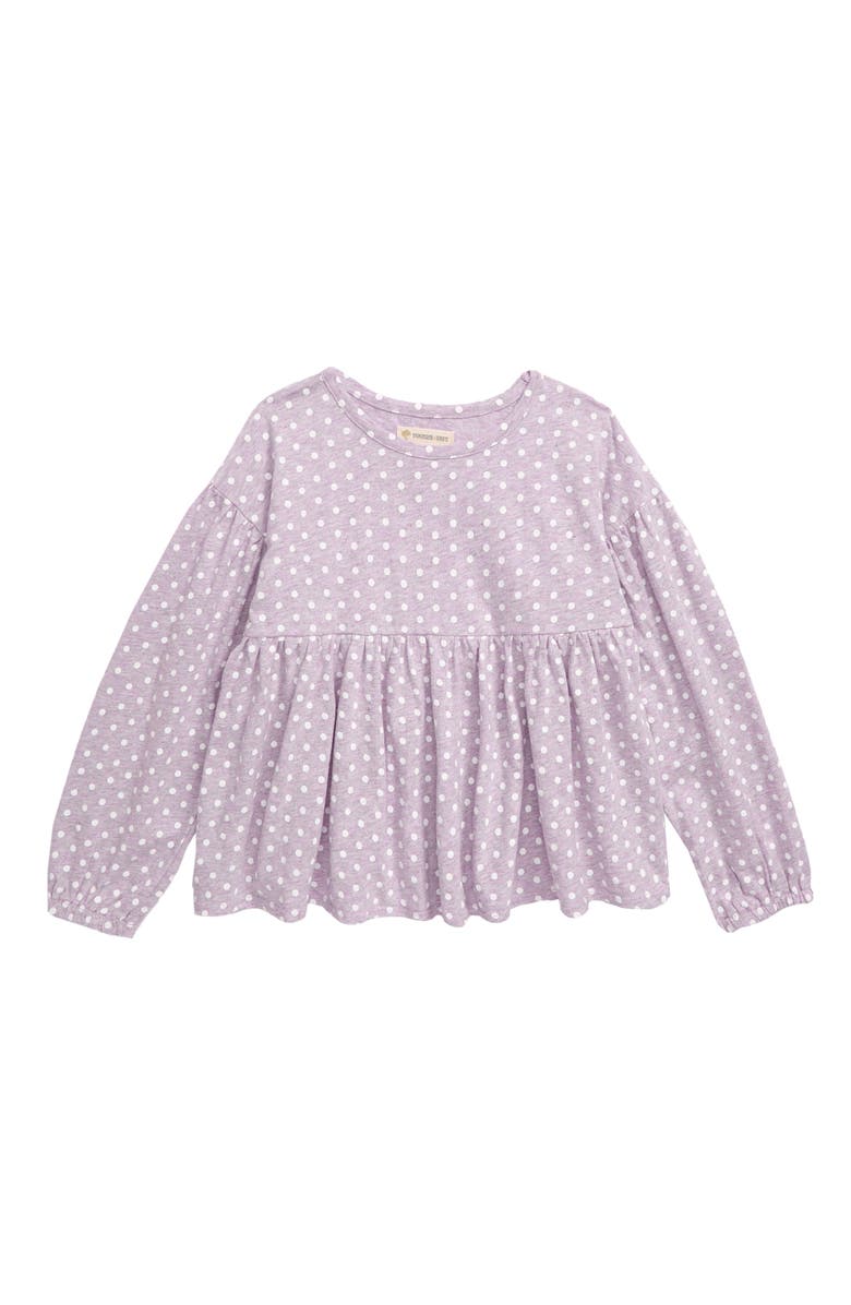 Tucker + Tate Polka Dot Sparkle Top, Main, color, 
