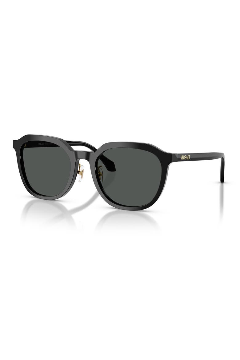 55mm Phantos Sunglasses, Alternate, color, BLACK