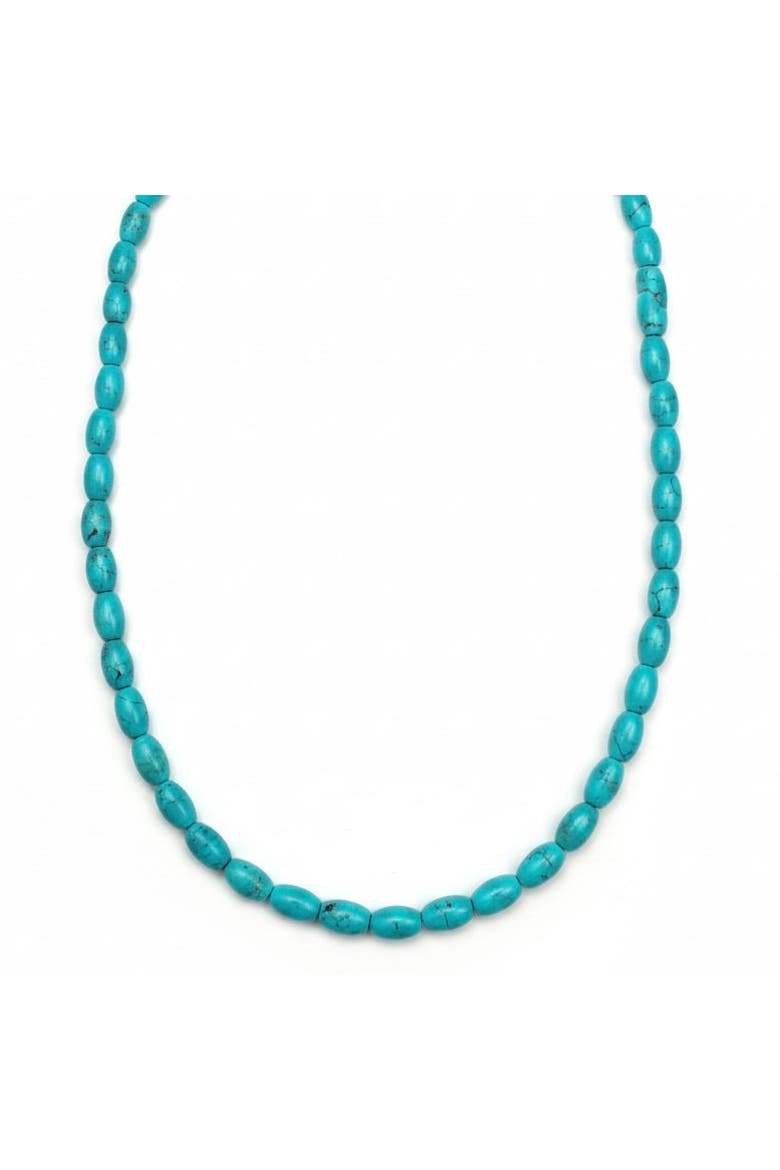 The Marbella Turquoise Necklace, Main, color, Green, Blue