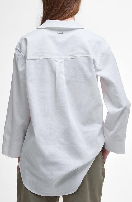 BARBOUR BARBOUR CECILE COTTON & LINEN SHIRT