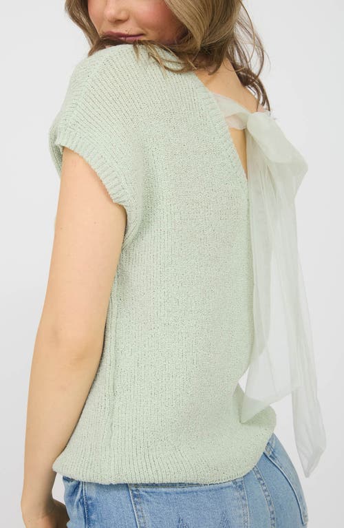 BLU PEPPER BLU PEPPER KNIT BOW BACK SWEATER