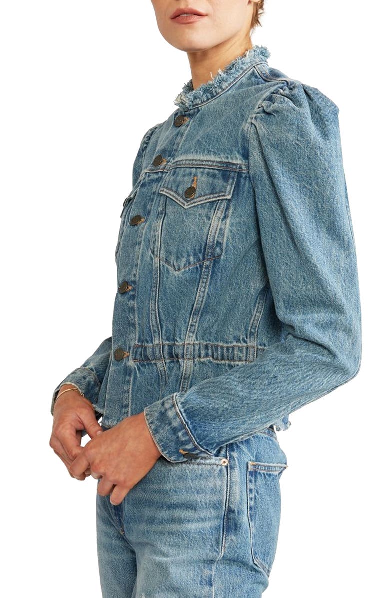 ÉTICA Remi Reconstructed Denim Jacket, Alternate, color,