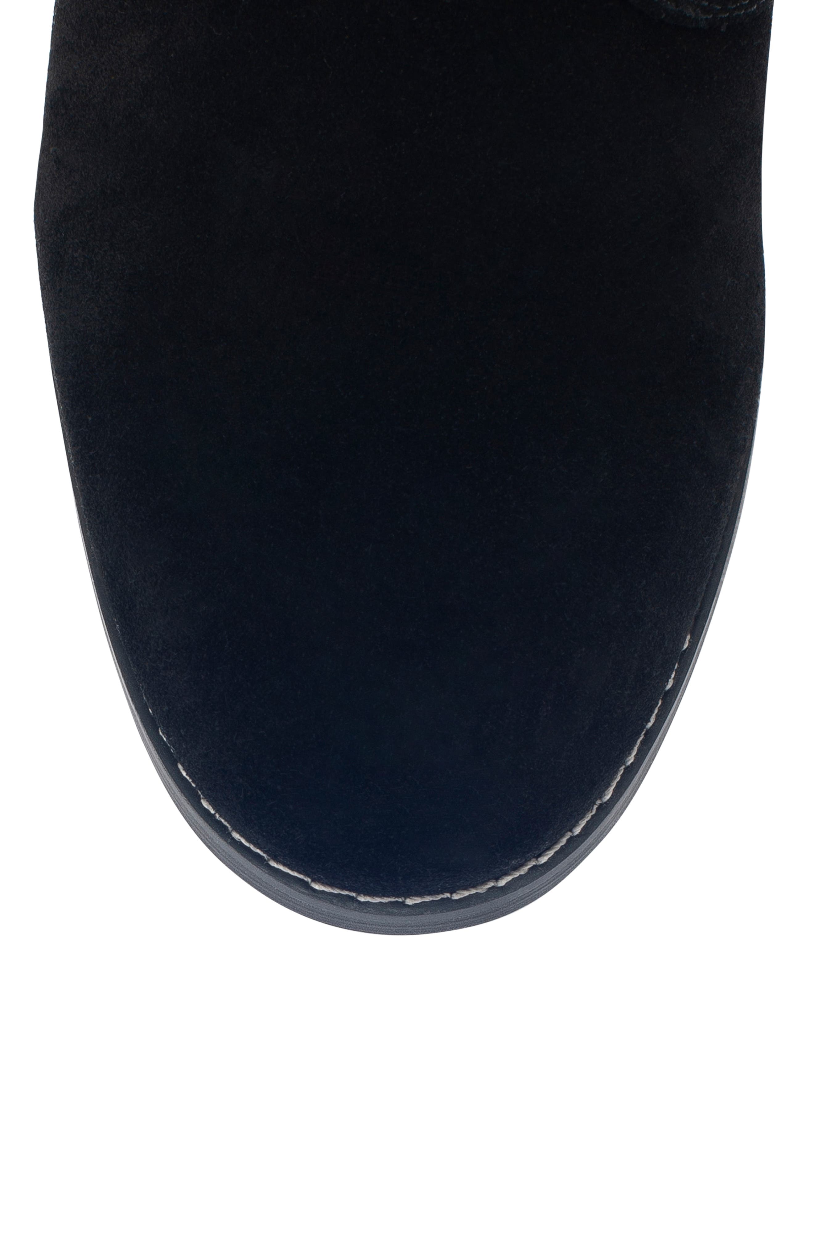 Rayann Waterproof Desert Boot, Alternate, color, BLACK SUEDE