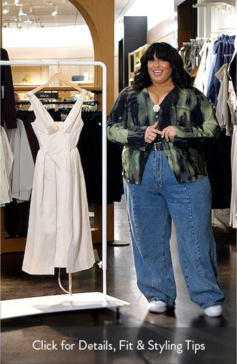 Paloma Sleeveless Satin Gown, sales video thumbnail