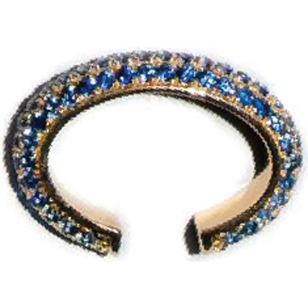 Fry Powers Sparkle Ear Cuffs In Blue