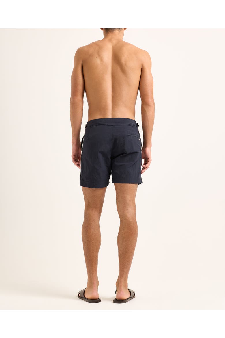 Bulldog Mid-Length Swim Shorts, Alternate, color, NIGHT IRIS