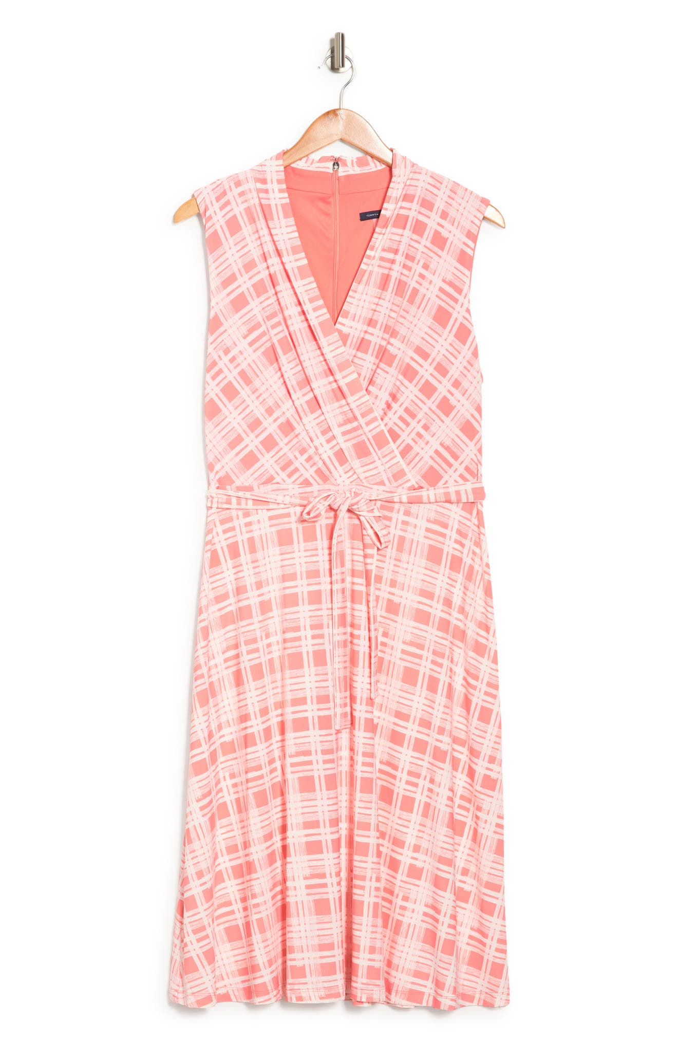 Tommy Hilfiger Sketch Plaid Wrap Dress (Women) | Nordstromrack