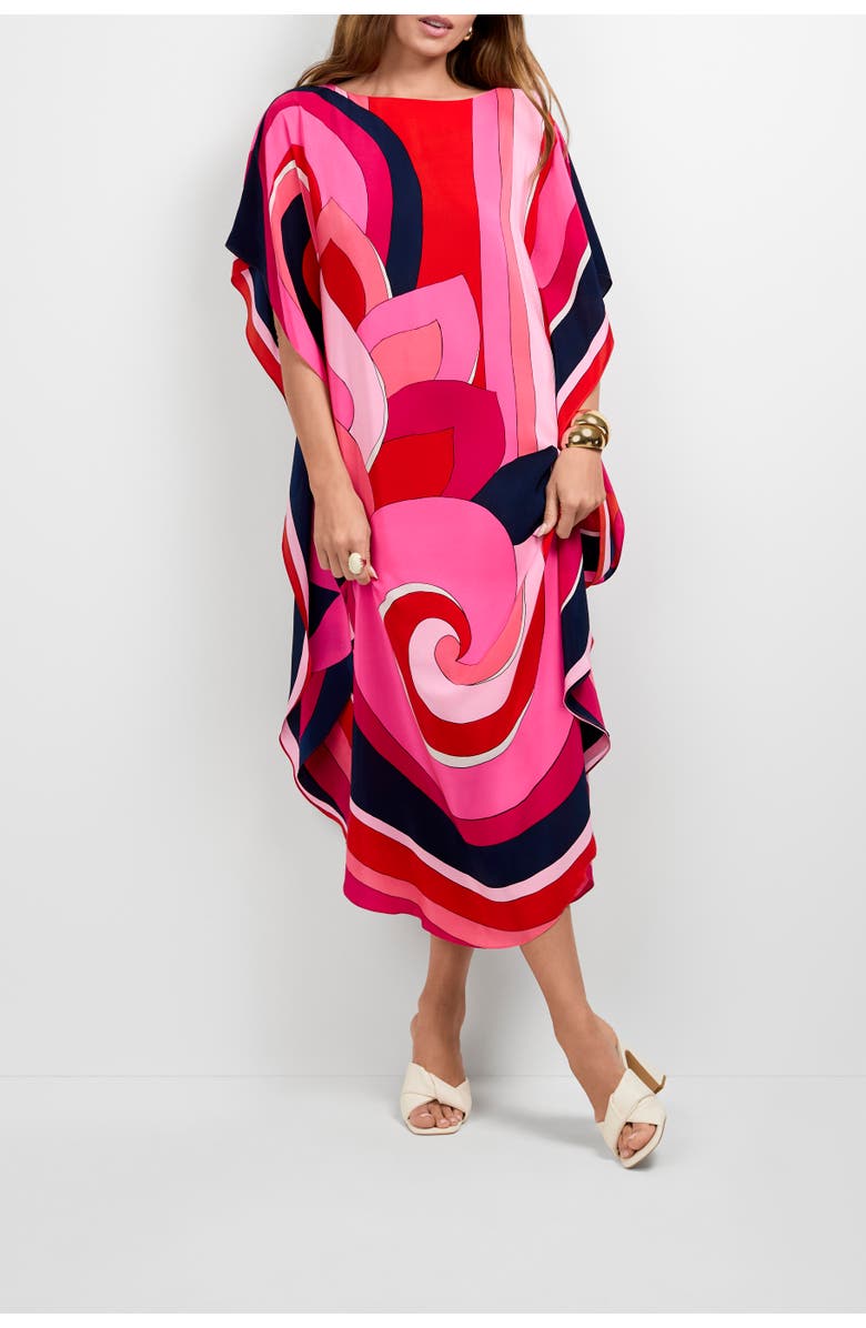 Trina Turk Jalani Maxi Caftan Dress, Alternate, color, Multi