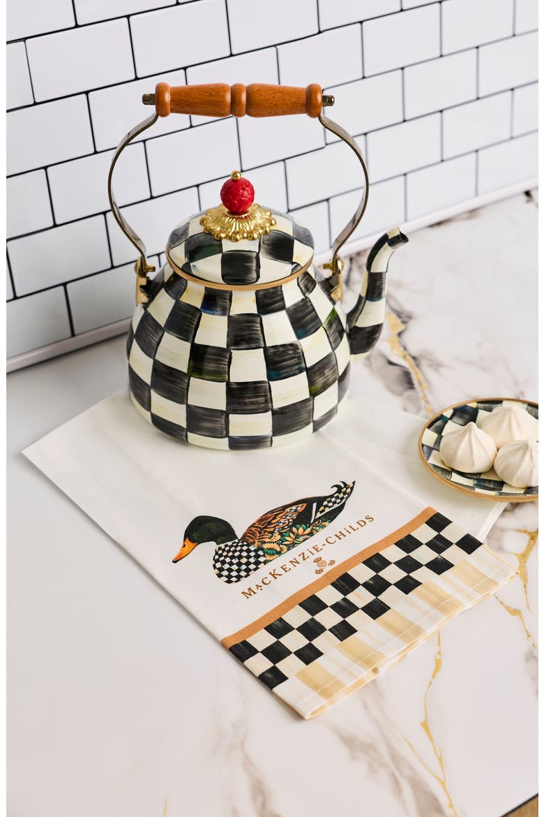 Mallard Printed Dish Towel, Alternate, color, MULTI
