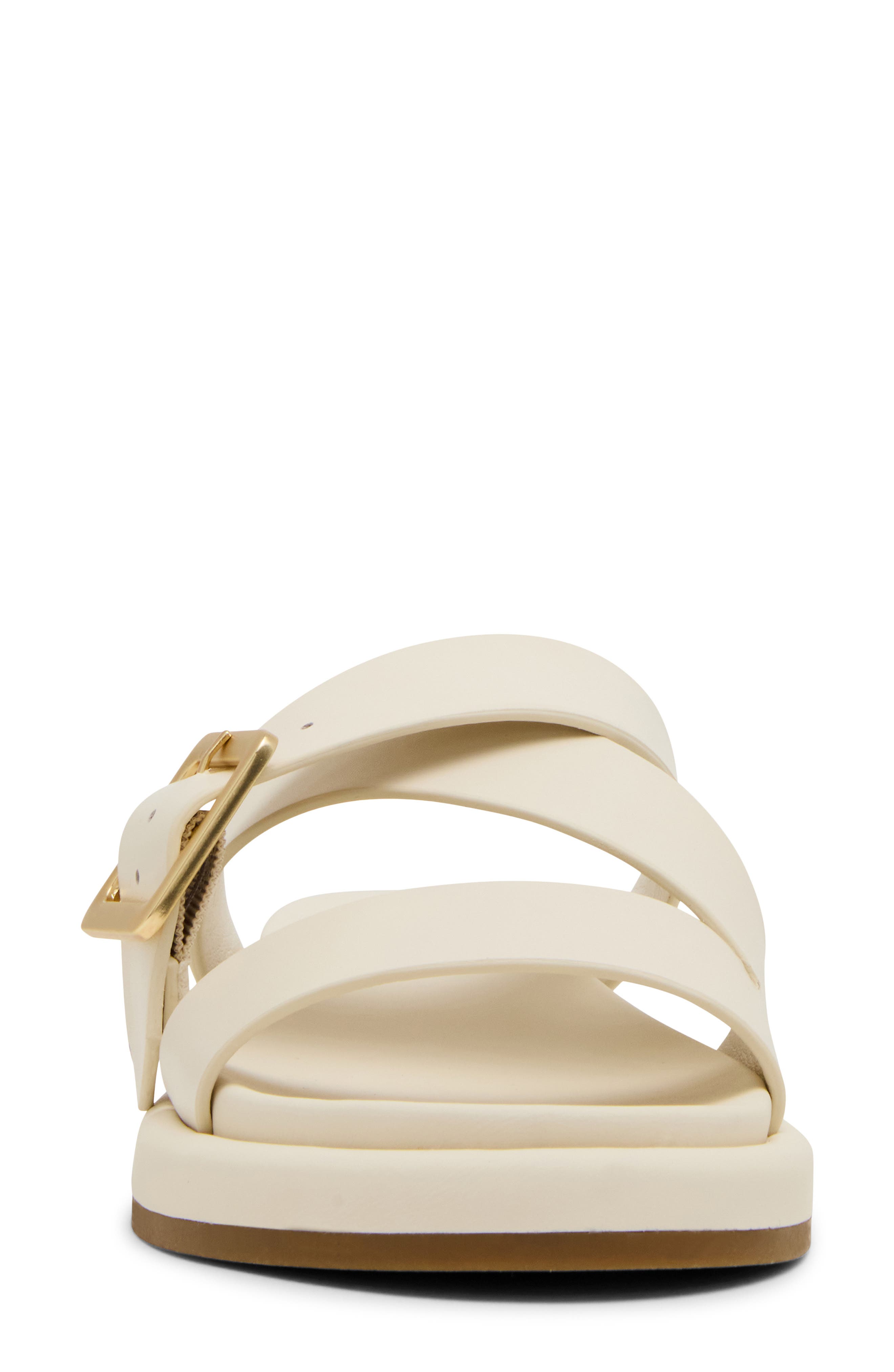 Larah Waterproof Sandal, Alternate, color, WHITE LEATHER