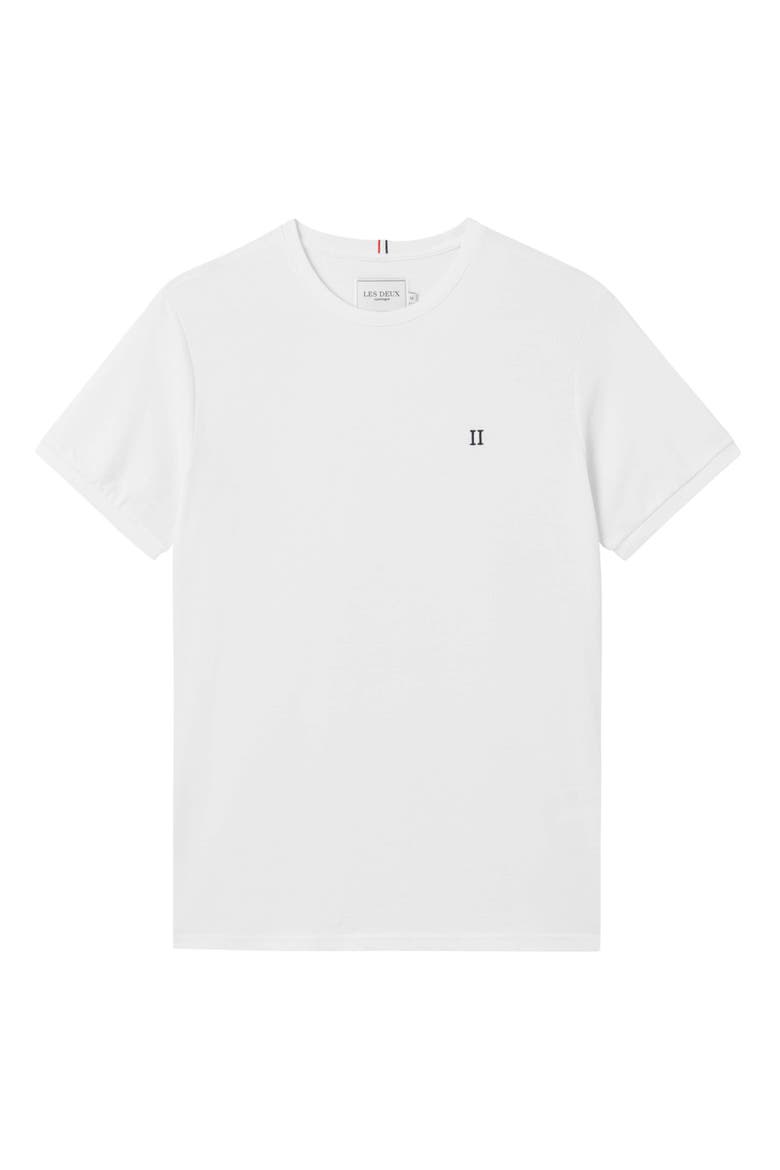 Cotton Piqué Crewneck T-Shirt, Main, color, 2020-WHITE