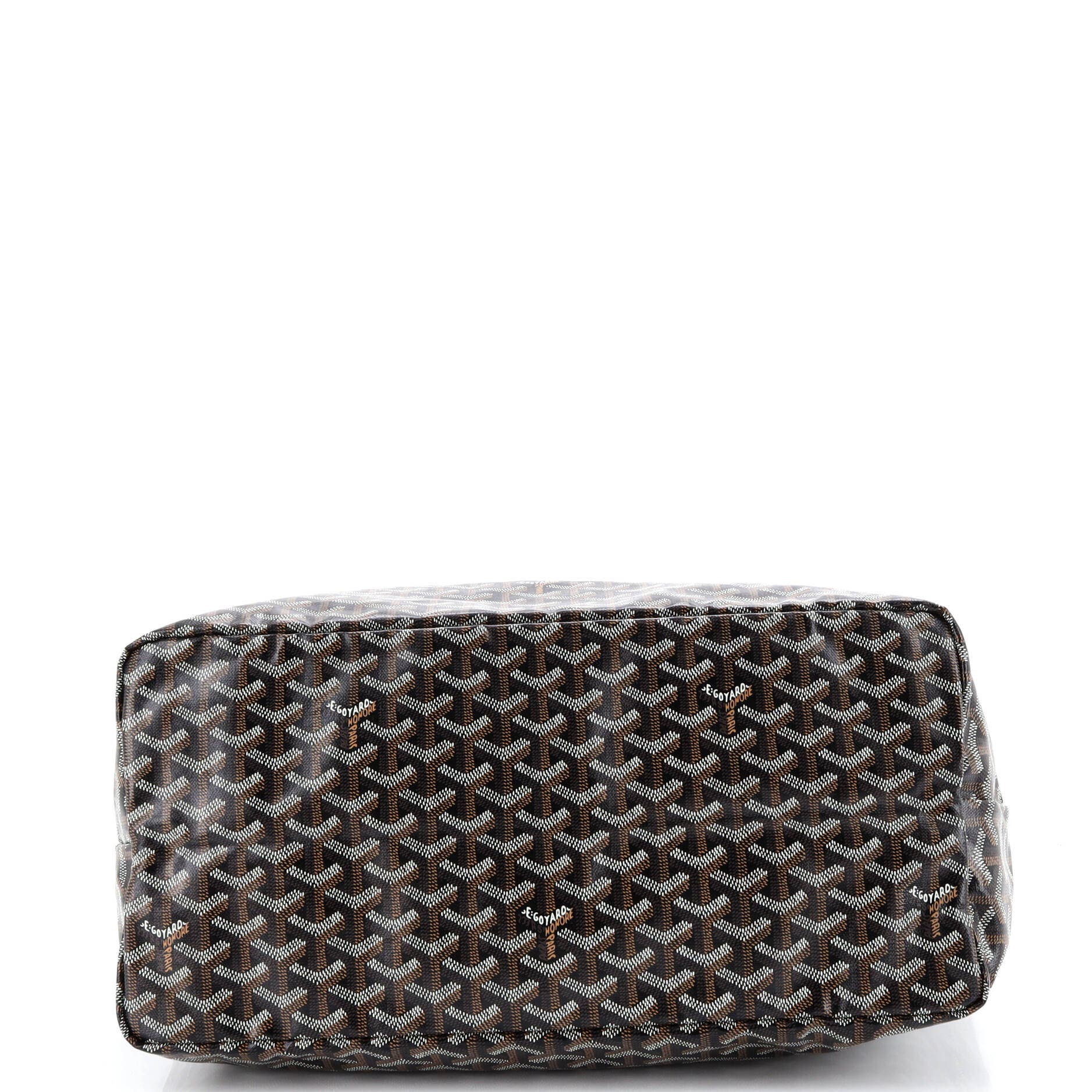 Pre-Owned Goyard Saint Louis Tote Coated Canvas GM, Alternate, color, Black