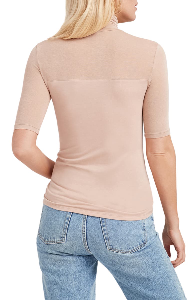 Marcella Niko Jersey Turtleneck Top, Alternate, color, 
