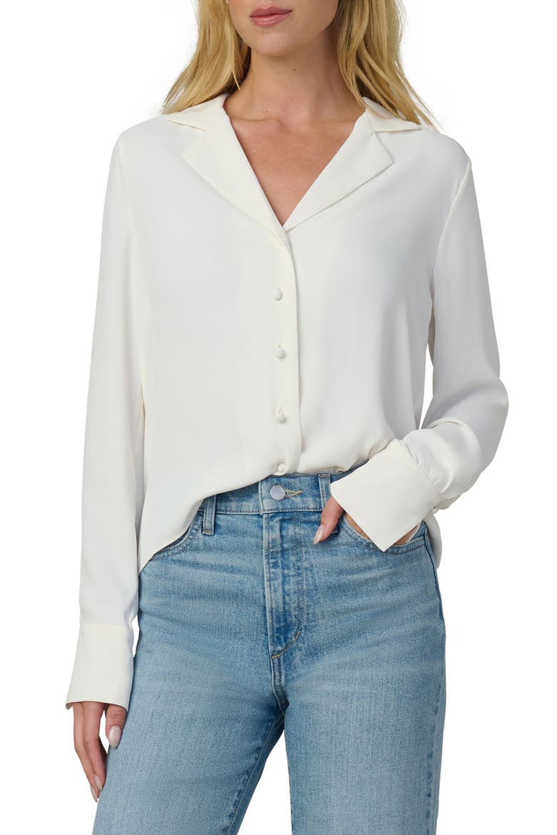 The Mia Button-Up Shirt, Alternate, color, ECRU