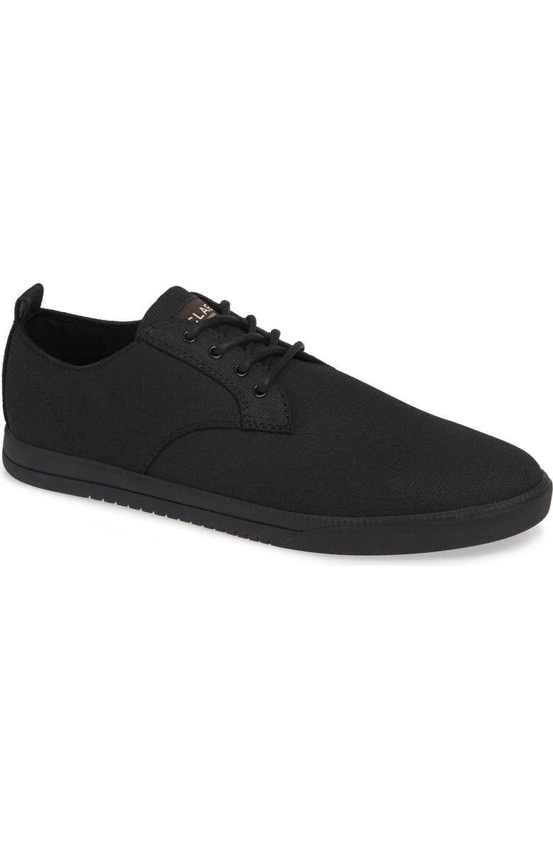 CLAE Ellington Sneaker, Main, color, Black Waxed Canvas Black