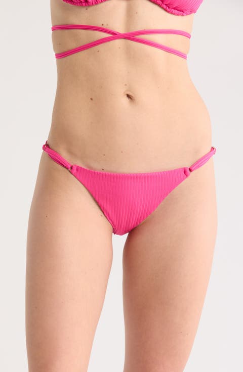 Adjustable Side String Bikini Bottoms