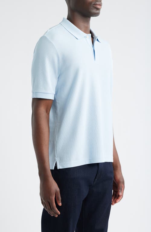 Nordstrom Pima Cotton Piqué Polo In Blue