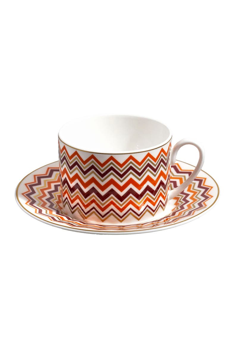 Tea Cup & Saucer Set Of 6 In Luxury Box, Alternate, color, Multicolor 3
