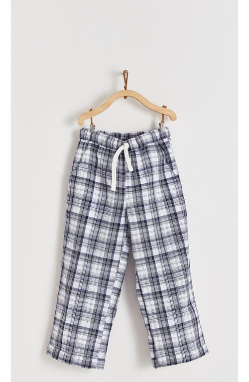 Babycottons Linen Plaid Pants For Infant In Multi