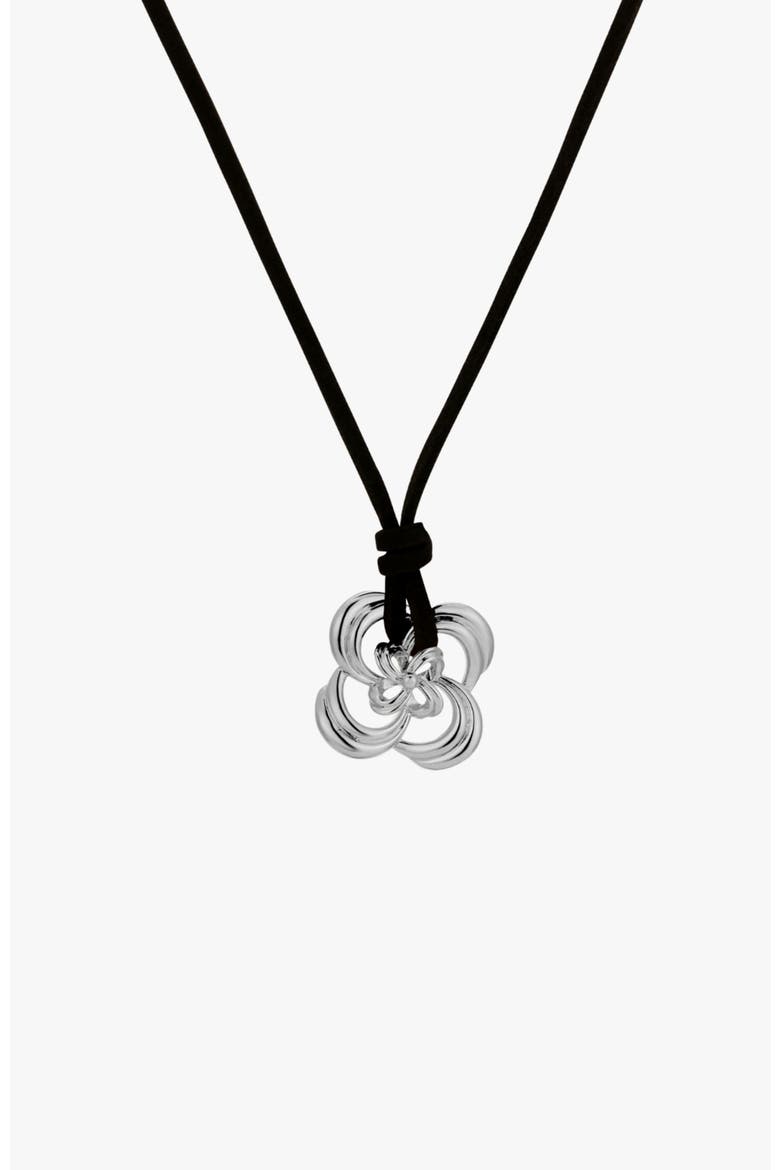Sienna Necklace, Main, color, White Gold