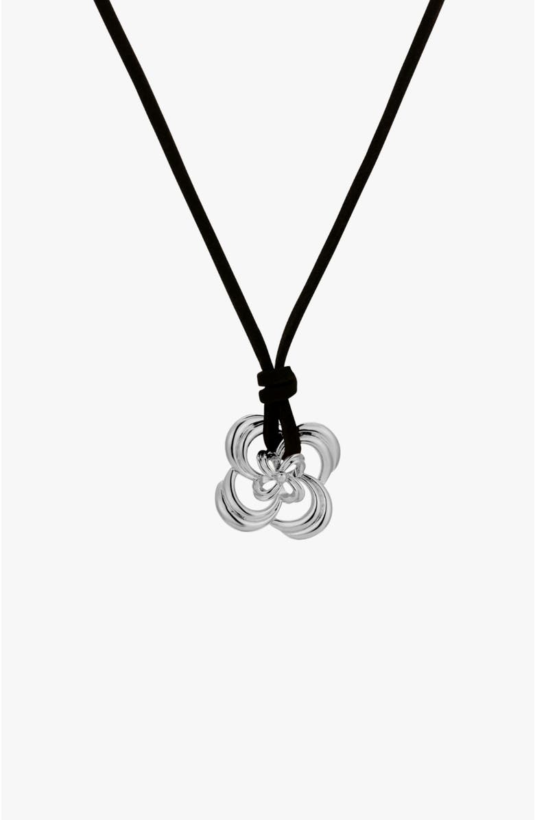 SEREIA OFFICIAL Sienna Necklace, Main, color, White Gold