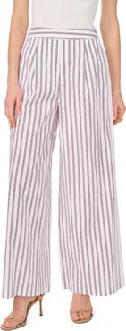 Parker Pinstriped Wide Leg Pants