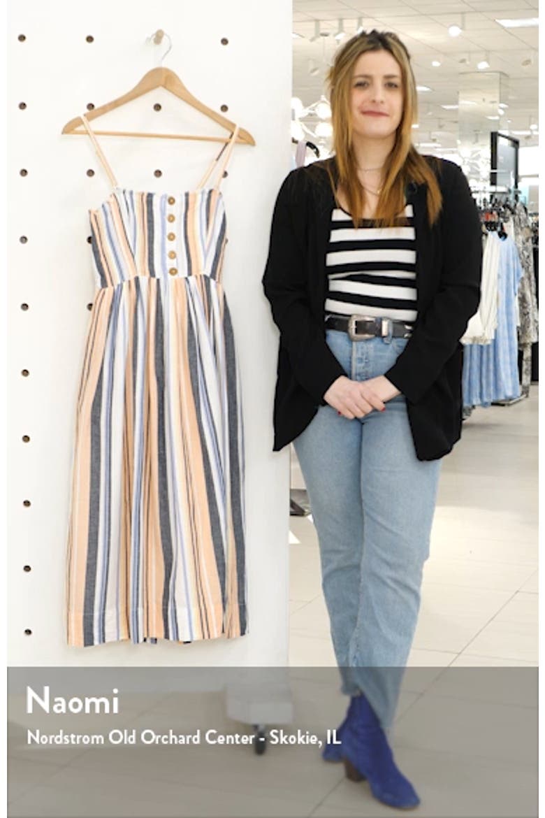 Lilah Strapless Midi Dress video