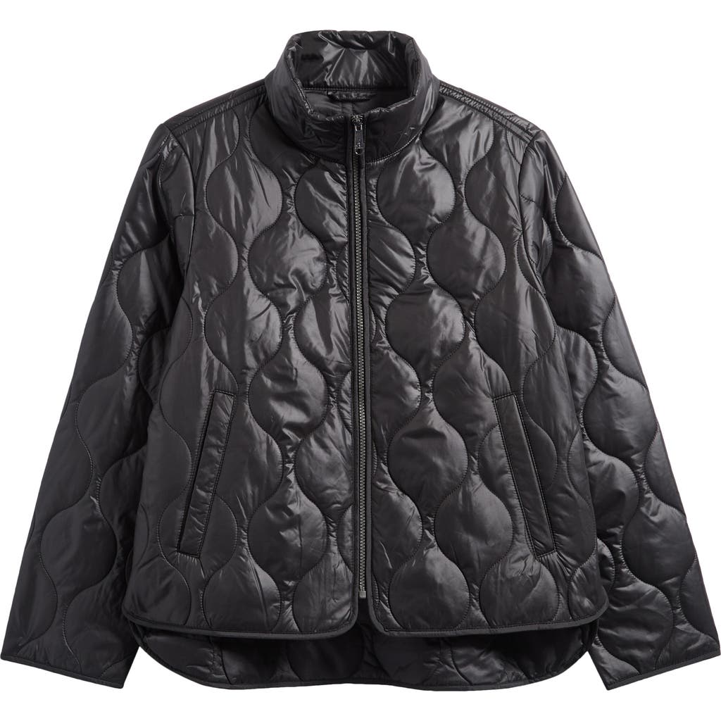 Sam Edelman Onion Quilted Jacket In Black