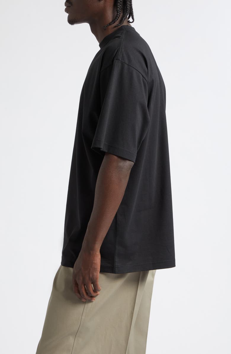Balenciaga Medium Fit Bodies Logo Graphic T-Shirt, Alternate, color, 1000 Black