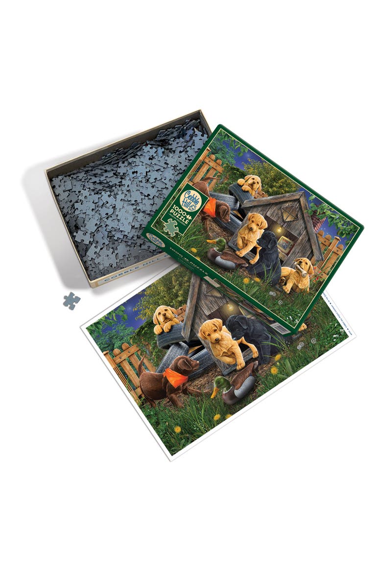 In The Doghouse 1000 Piece Puzzle, Alternate, color, Multicolored
