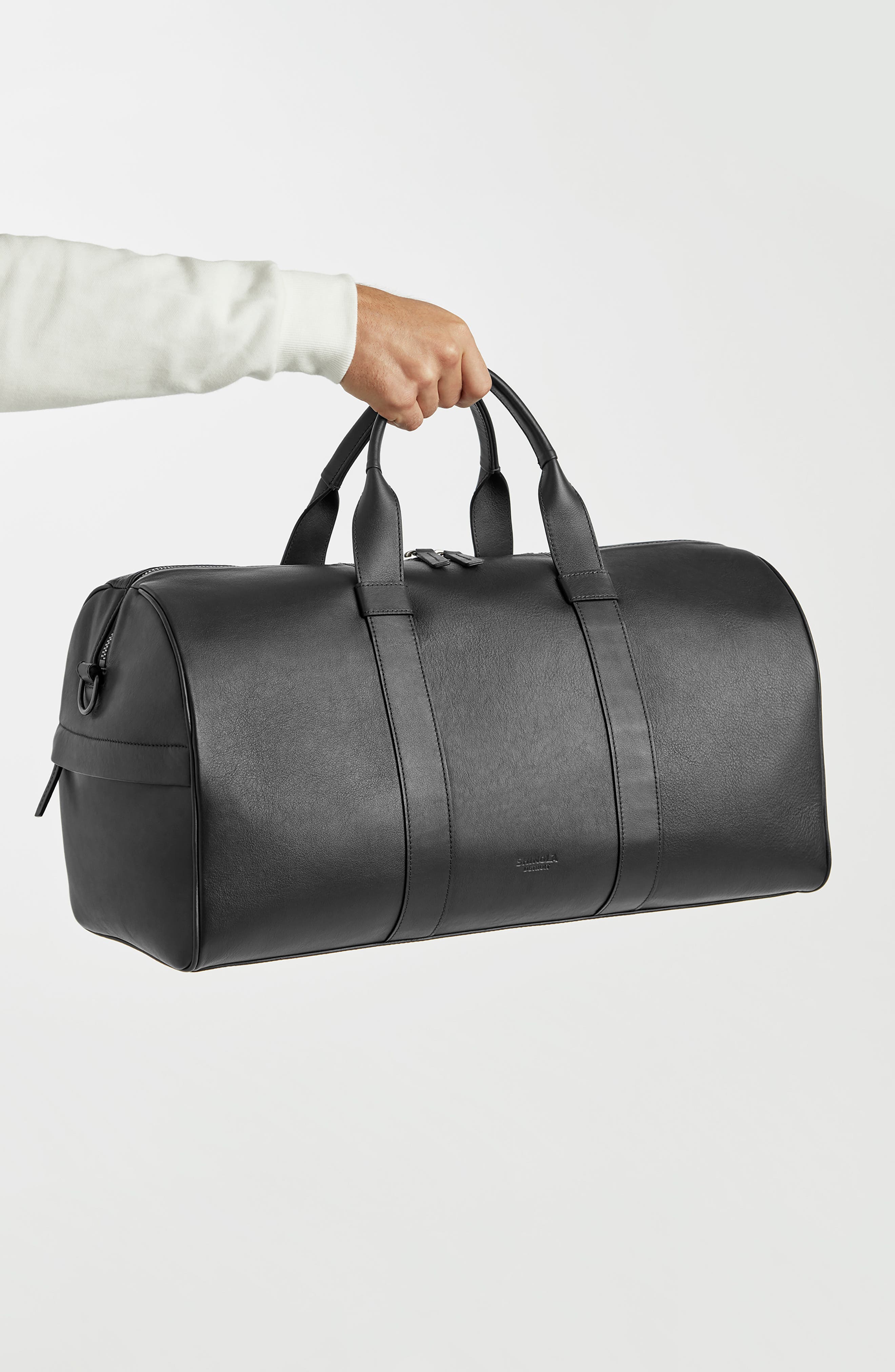 Shinola Guardian Leather Duffle Bag, Alternate, color, 