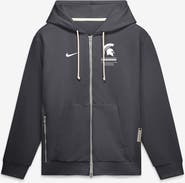 Nike Men's Nike Anthracite Michigan State Spartans 2026 Sideline Standard Issue Dri-FIT Full-Zip Hoodie