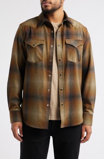 Pendleton Canyon high quality Wool Snap Shirt