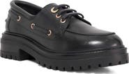 Dune London Glazit Leather Boat Shoe