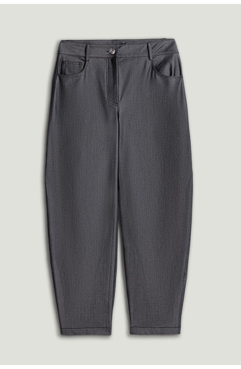 Nocturne Balloon Cut Tailored Pants, Alternate, color, Anthracite