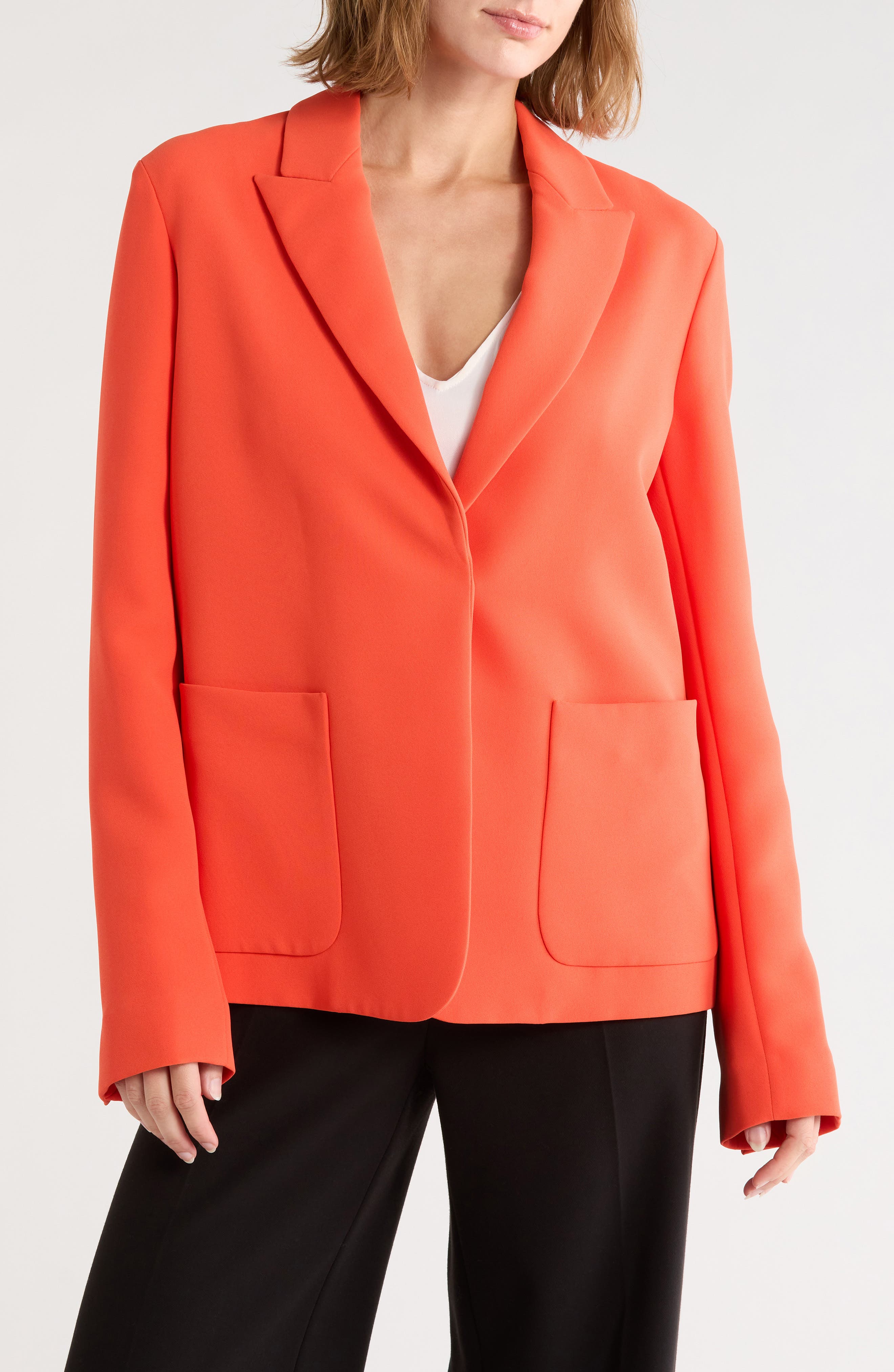 Notched Lapel Jacket