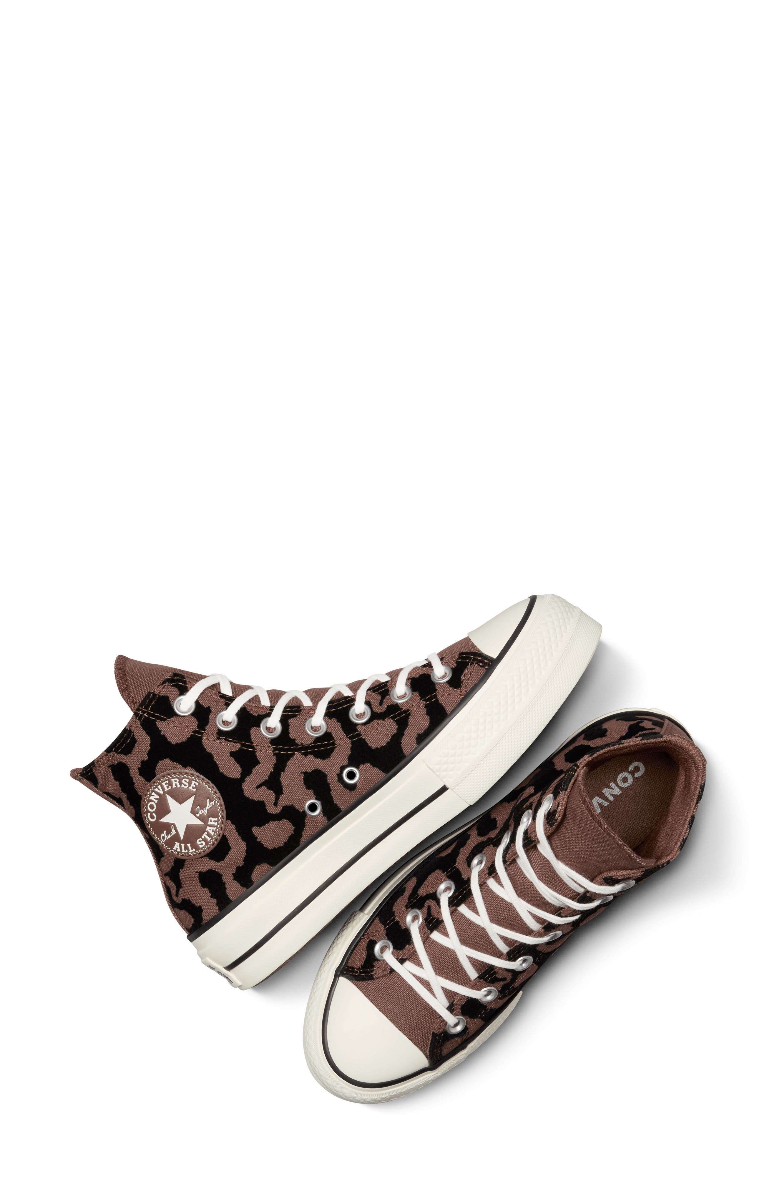 Converse Chuck Taylor<sup>®</sup> All Star<sup>®</sup> Lift High Top Platform Sneaker, Alternate, color, Bear Nap/ Black/ Egret