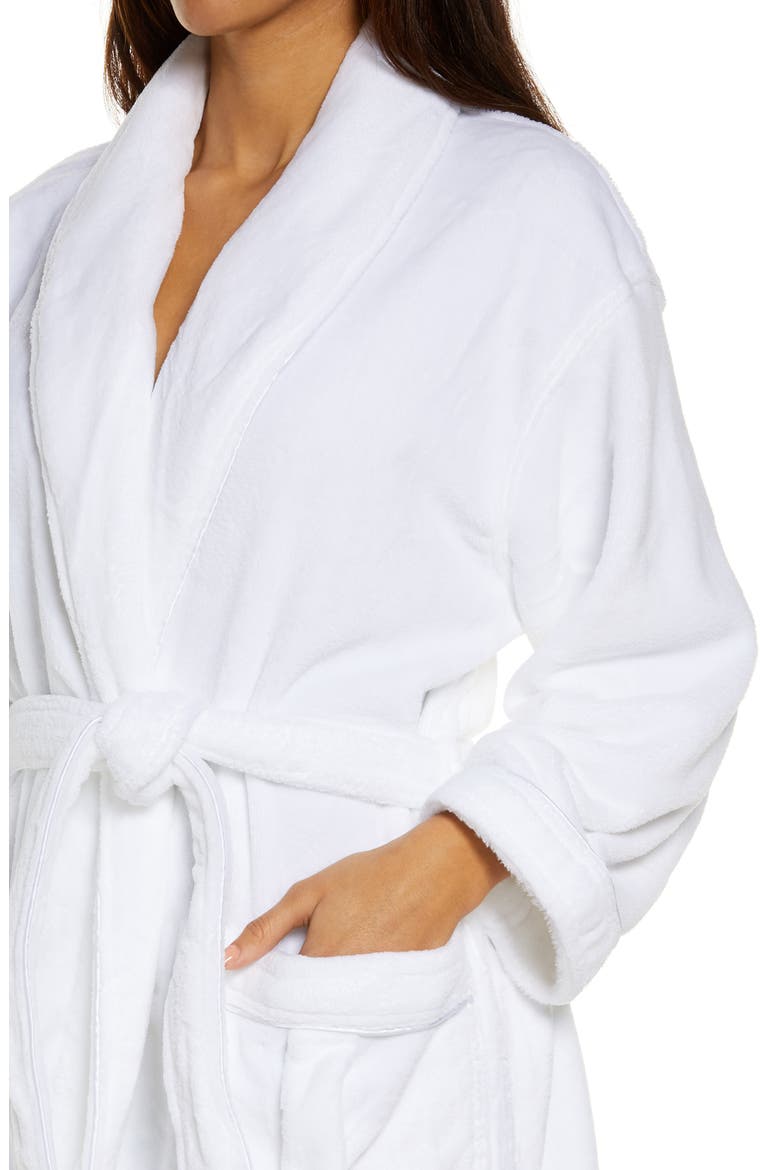 Darlington Women's Fleece Robe, Alternate, color, WHITE