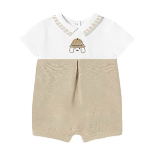 Mayoral 2 Piece Pyjama Set In Beige