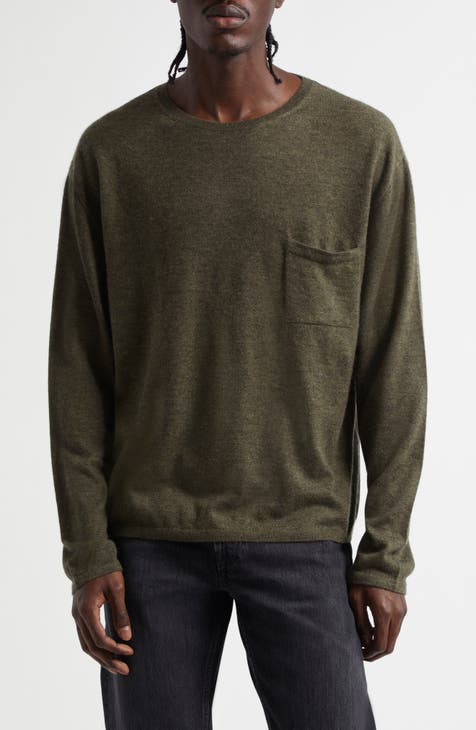 Nordstrom Cashmere Crewneck Sweater, Men's Size 2XL offers - Green