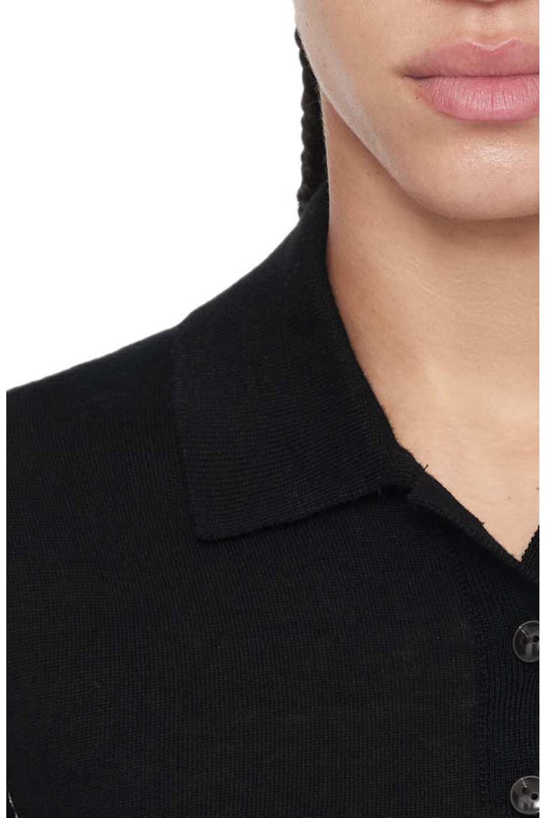 Martel Merino Wool Polo, Alternate, color, BLACK