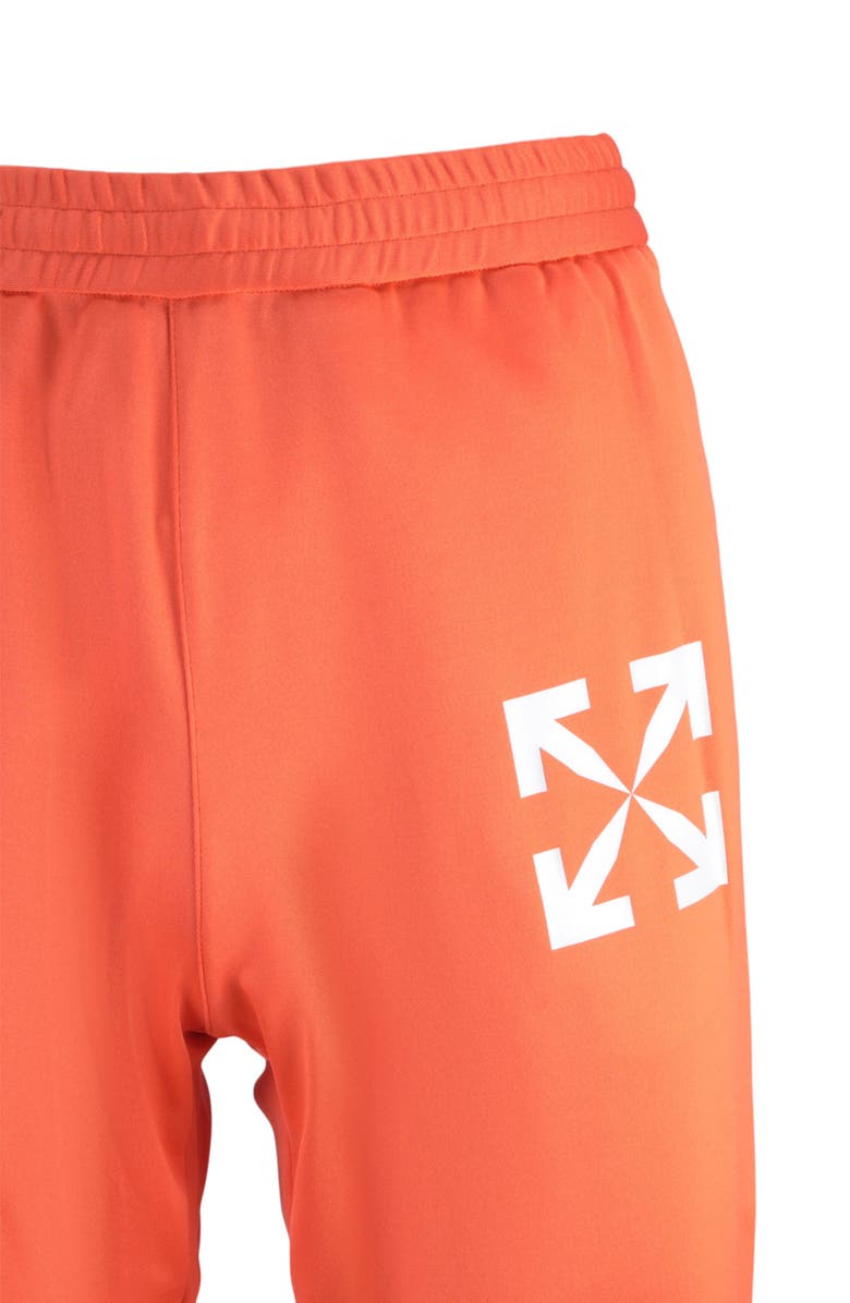 Off-White Single Arrow Slim Track Pants, Alternate, color, Orange
