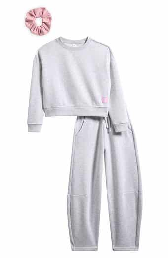Kids' Fleece Pullover, Joggers & Scruncie Set