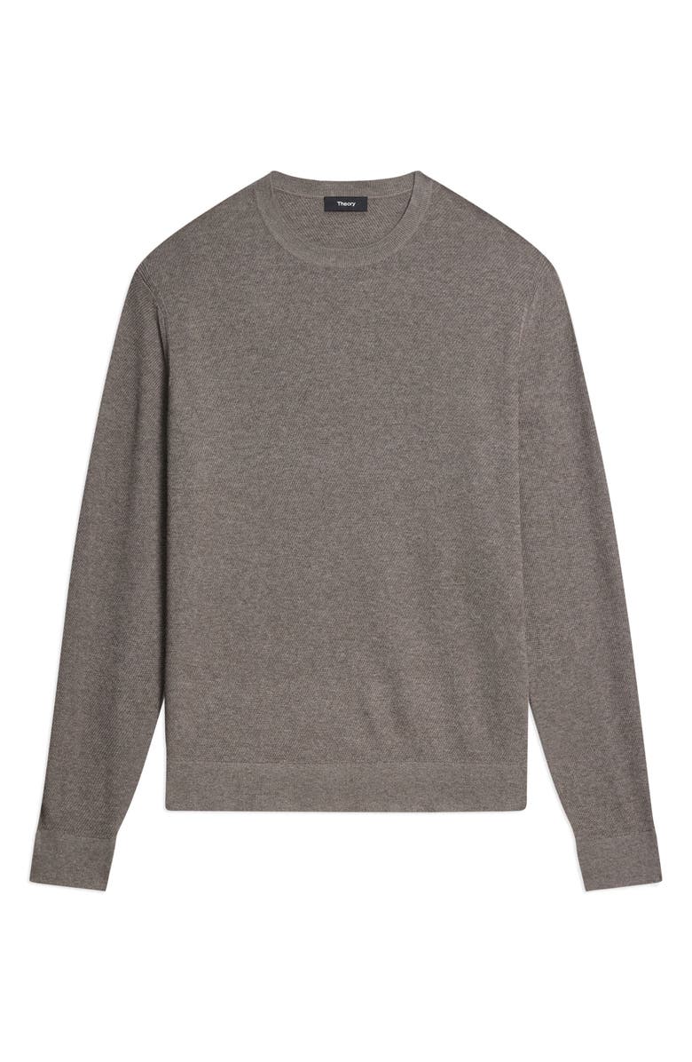 Theory Riland Crewneck Sweater, Alternate, color, Morel Melange